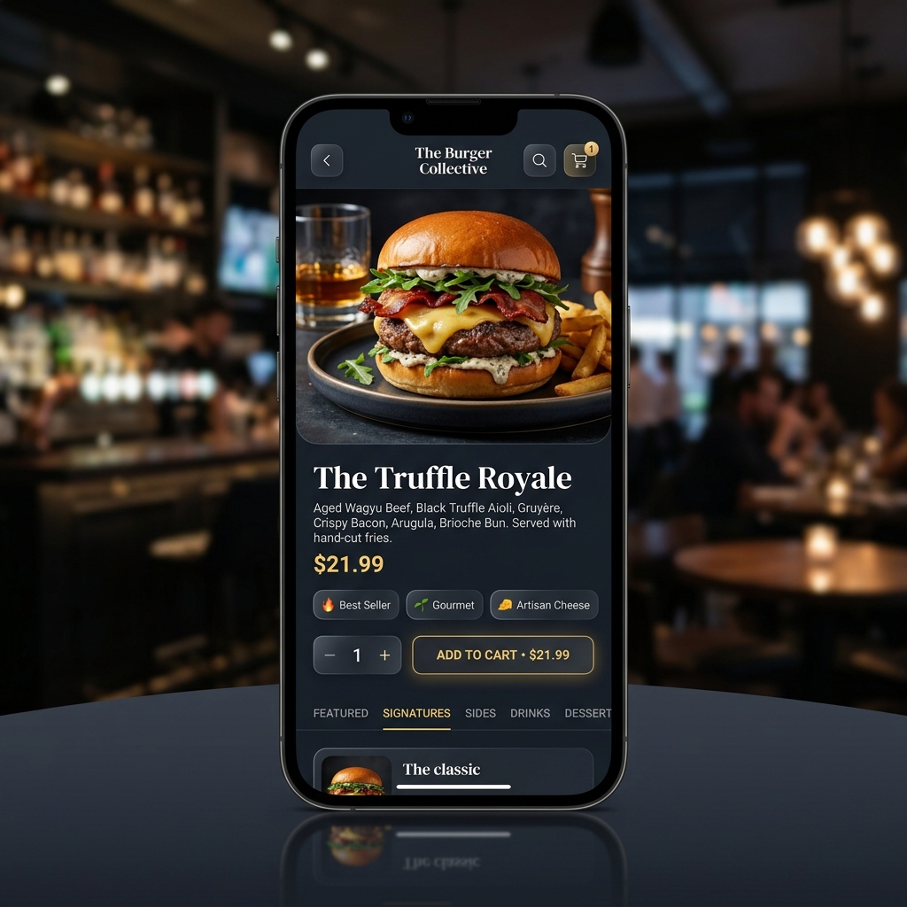 Cardápio Digital Interativo no Celular